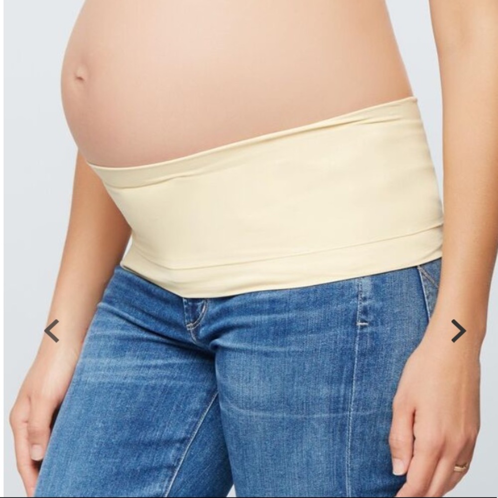 Maternity Tummy Sleeve Belly‎ band— Nude